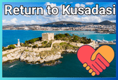 return to Kusadasi and the end of the tour