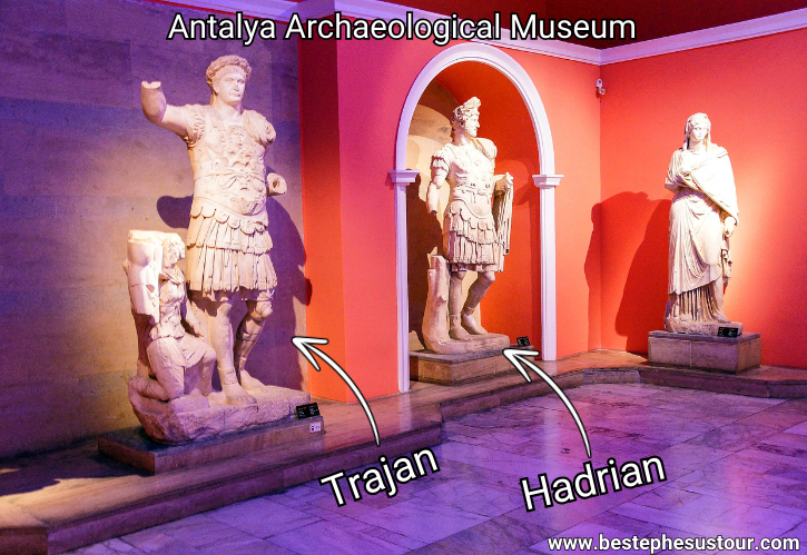 Hadrian statue Antalya Archaeological Museum