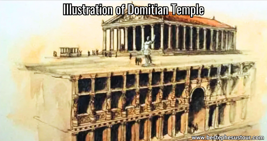 Illustration of Domitian Temple