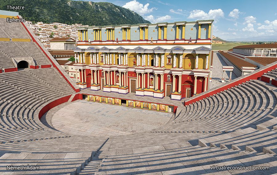 Virtual Reconstruction of the Grand theater of Ephesus
